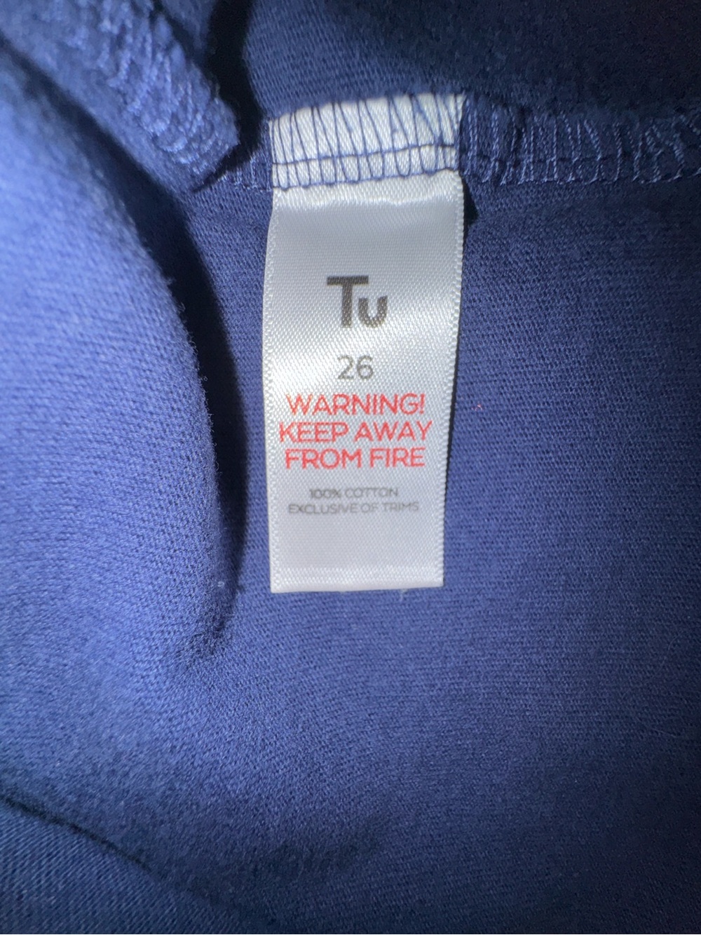 Hogwarts Navy Long Sleeve Graphic Tee Size UK 27=US XXL - Picture 7 of 9